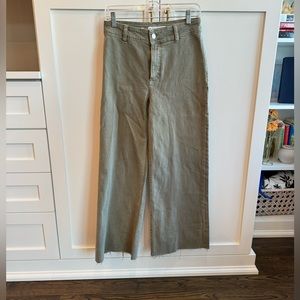 Mango High Waisted Jean Culotte - Sz 4